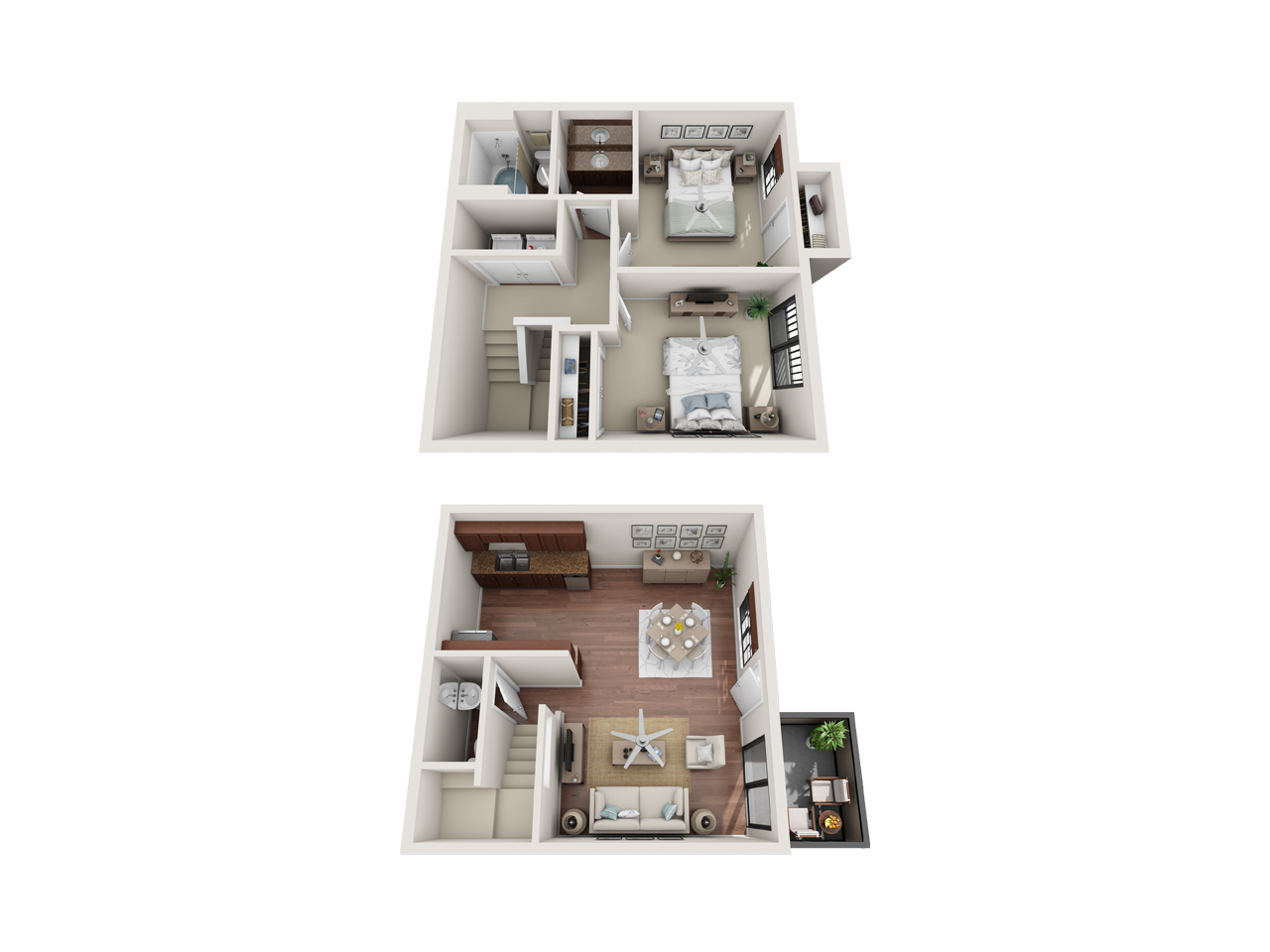 Autmn chase 2 bedroom floor plan
